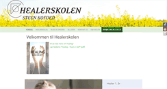 Desktop Screenshot of healerskolen.dk